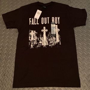 NWT Fall Out Boy Graphic T Shirt Size S